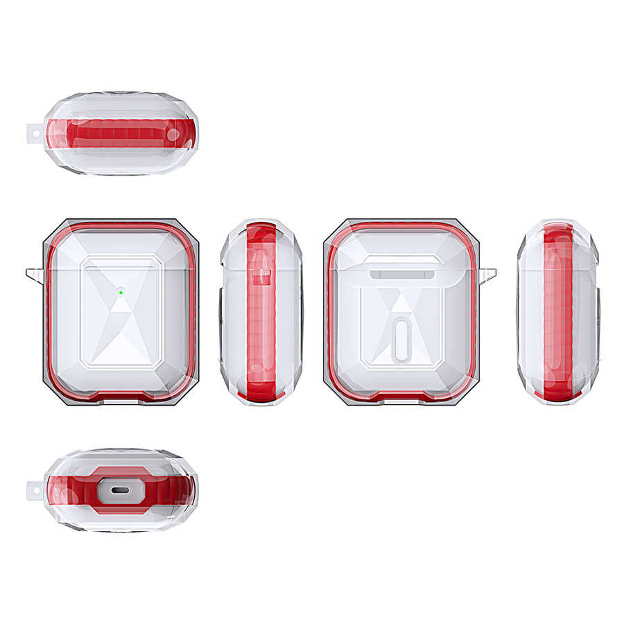 Apple Airpods Kılıf Zore Airpods Airbag 22 Kılıf Beyaz