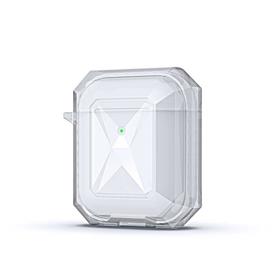 Apple Airpods Kılıf Zore Airpods Airbag 22 Kılıf Beyaz