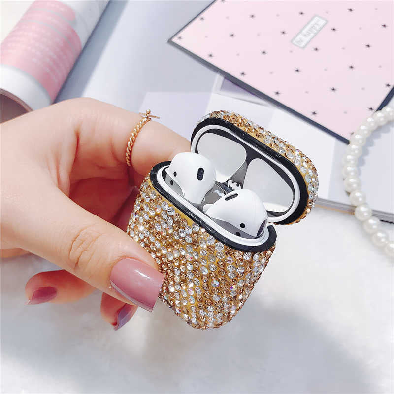 Apple Airpods Kılıf Zore Diamond Silikon NO6