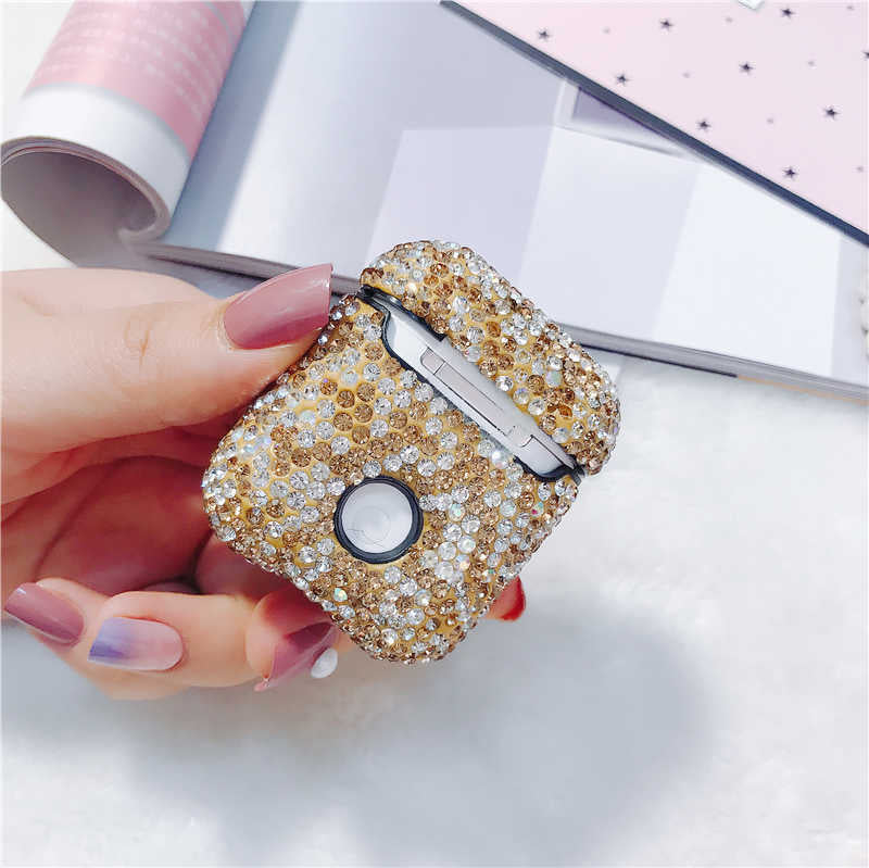 Apple Airpods Kılıf Zore Diamond Silikon NO2