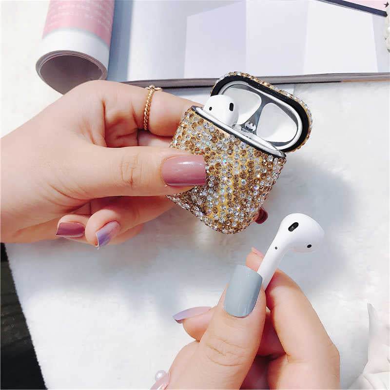 Apple Airpods Kılıf Zore Diamond Silikon NO5