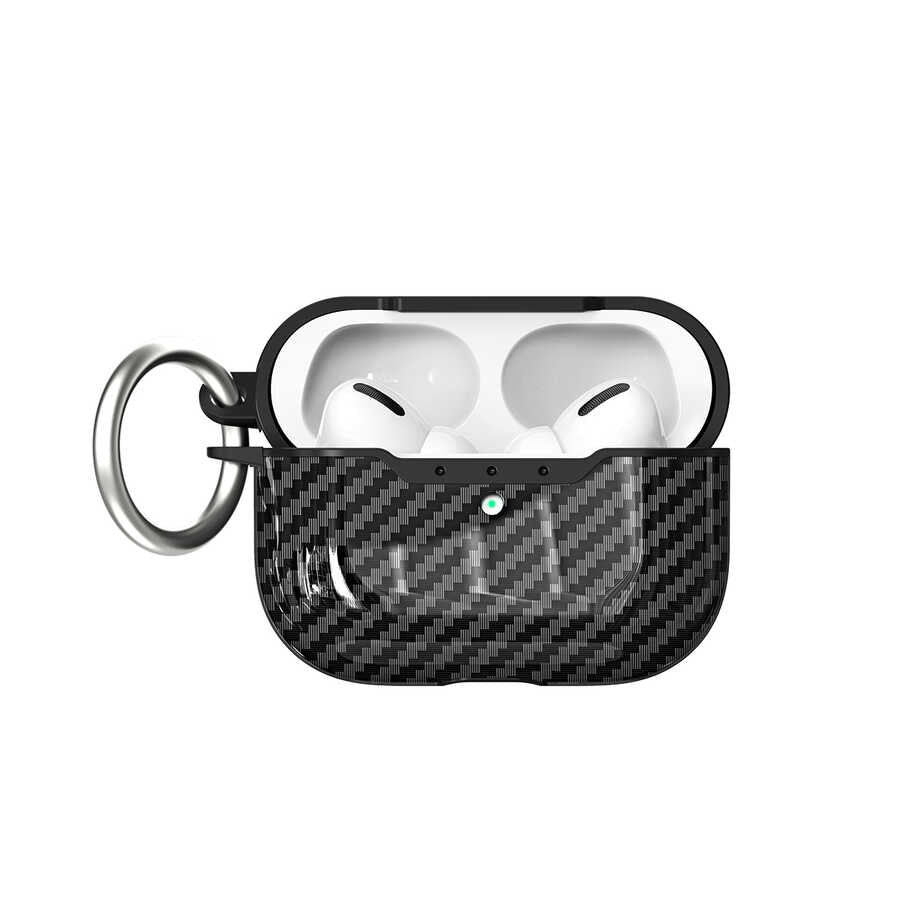 Apple Airpods Pro 2 Kılıf Zore Airbag 04 Silikon Siyah