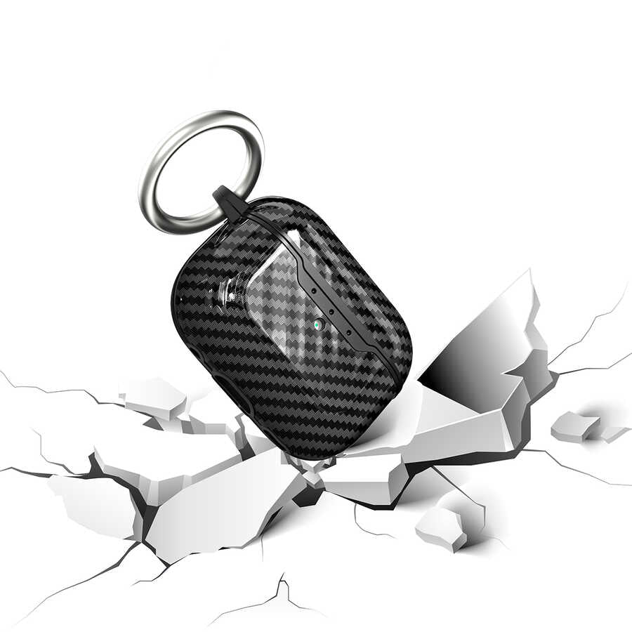 Apple Airpods Pro 2 Kılıf Zore Airbag 04 Silikon Kırmızı