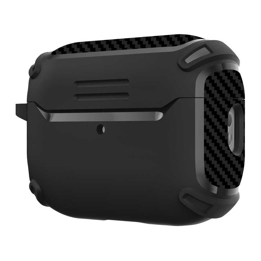 Apple Airpods Pro 2 Kılıf Zore Airbag 26 Silikon Siyah