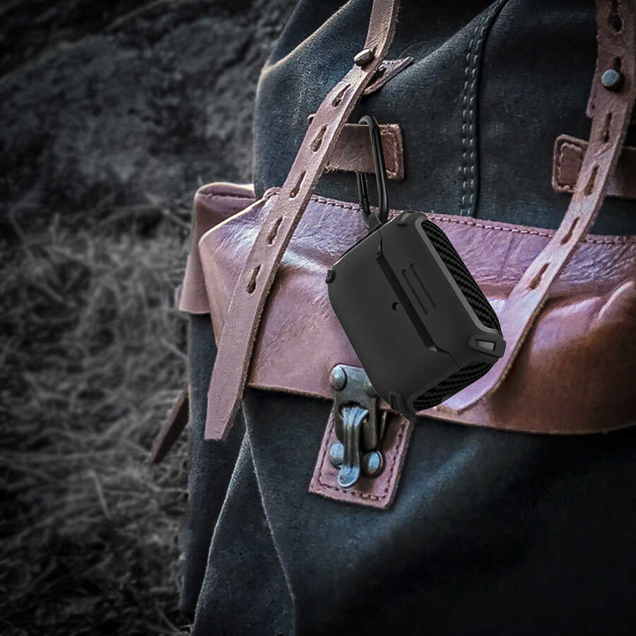 Apple Airpods Pro 2 Kılıf Zore Airbag 26 Silikon Lacivert