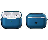 Apple Airpods Pro Kılıf Zore Shockproof Silikon Kırmızı-Mavi