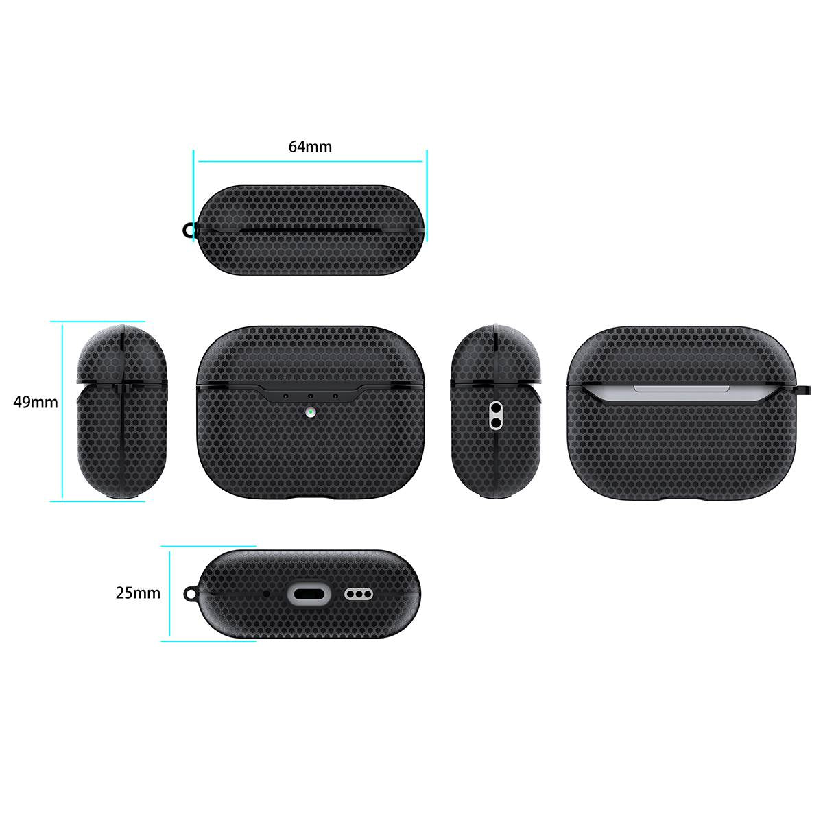 Apple Airpods Pro 2 Zore Airbag 31 Kılıf Koyu Yeşil