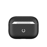 Apple Airpods Pro 2 Zore Airbag 43 600D Karbon Fiber Kulaklık Kılıfı Siyah