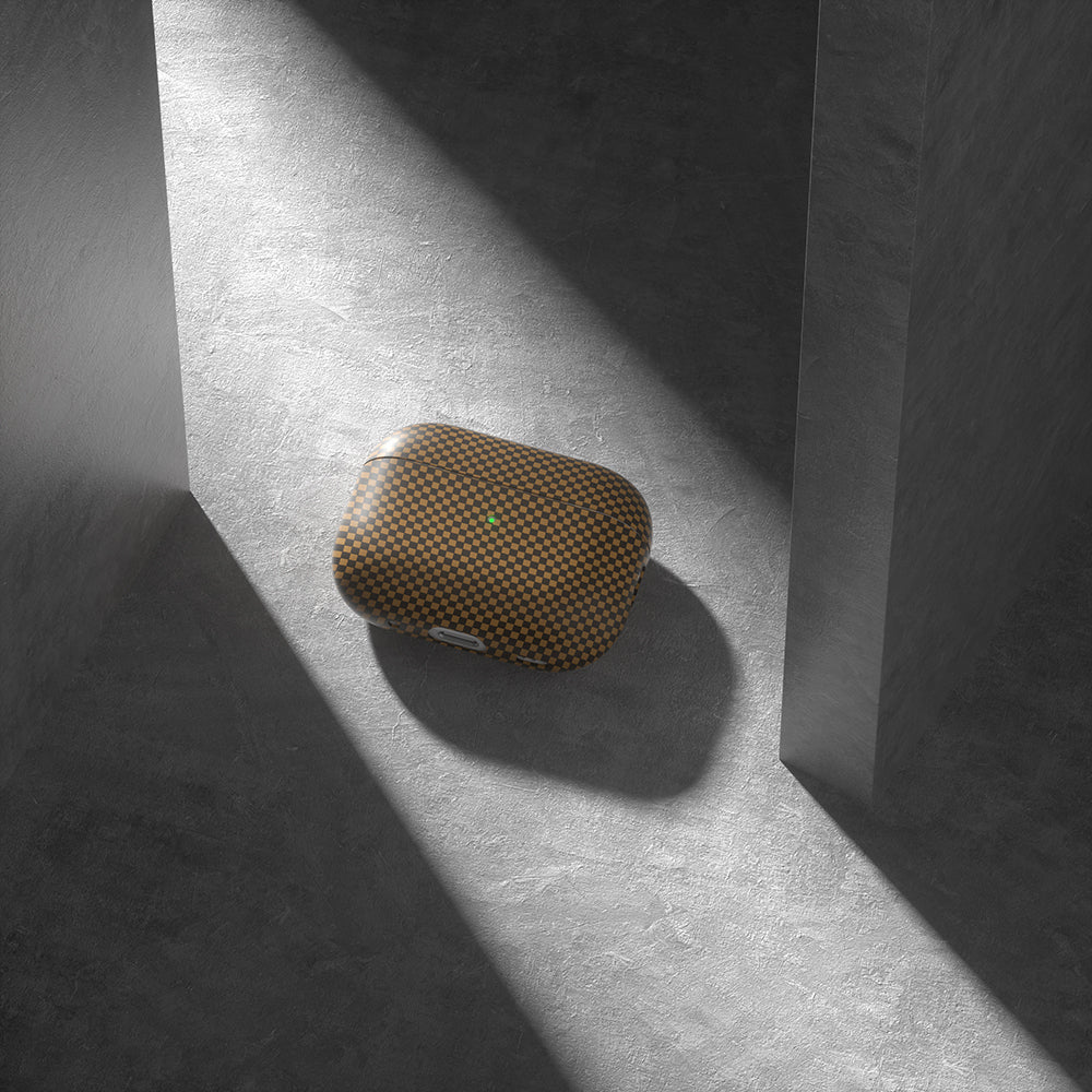 Apple Airpods Pro 2 Zore Airbag 43 600D Karbon Fiber Kulaklık Kılıfı Siyah