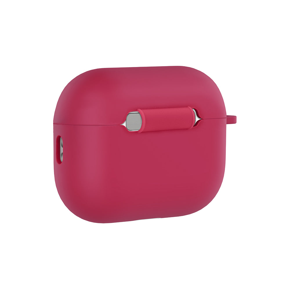 Apple Airpods Pro 3 Zore Standart Silikon Kılıf Koyu Pembe