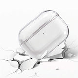 Apple Airpods Pro Kılıf Şeffaf Sert Kristal Zore Airbag 14 Kılıf Renksiz