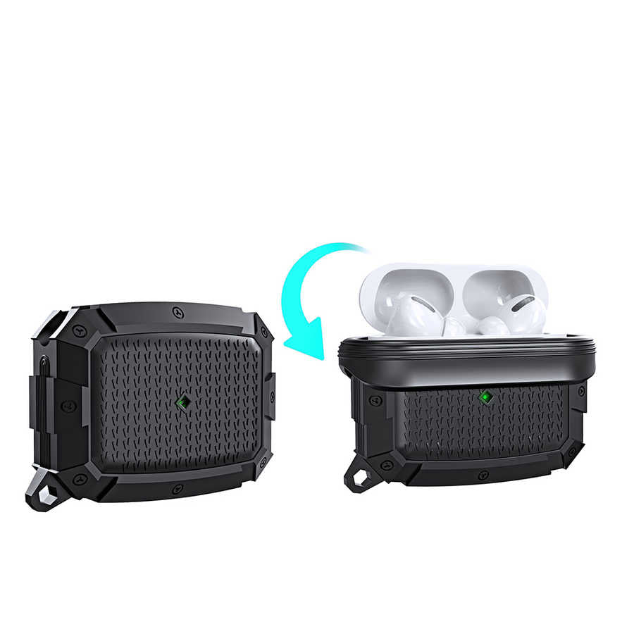 Apple Airpods Pro Kılıf Zore Airbag 10 Silikon Yeşil