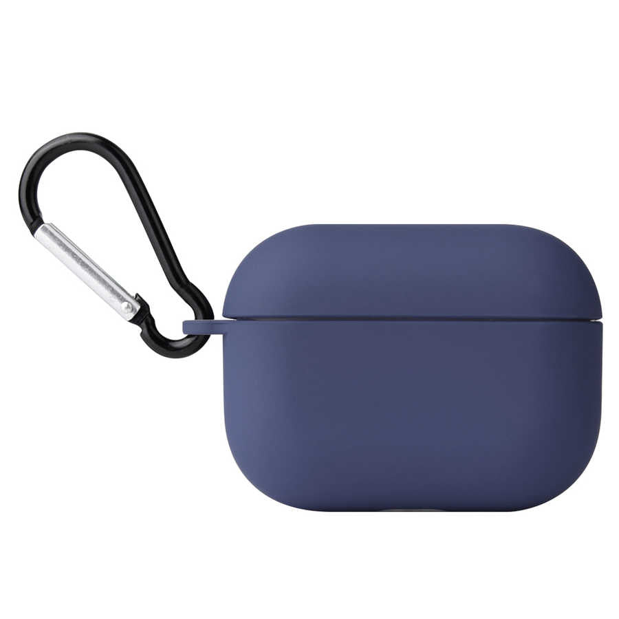 Apple Airpods Pro Kılıf Zore Airbag 11 Silikon Lacivert