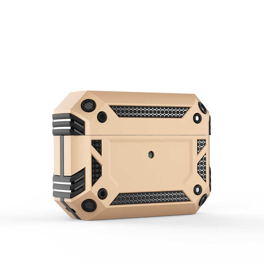 Apple Airpods Pro Kılıf Zore Airbag 15 Kılıf Gold