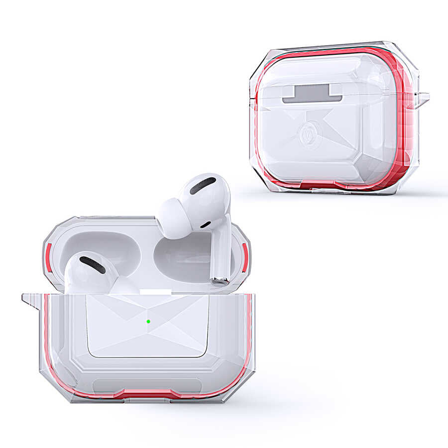Apple Airpods Pro Kılıf Zore Airpods Airbag 22 Kılıf Beyaz