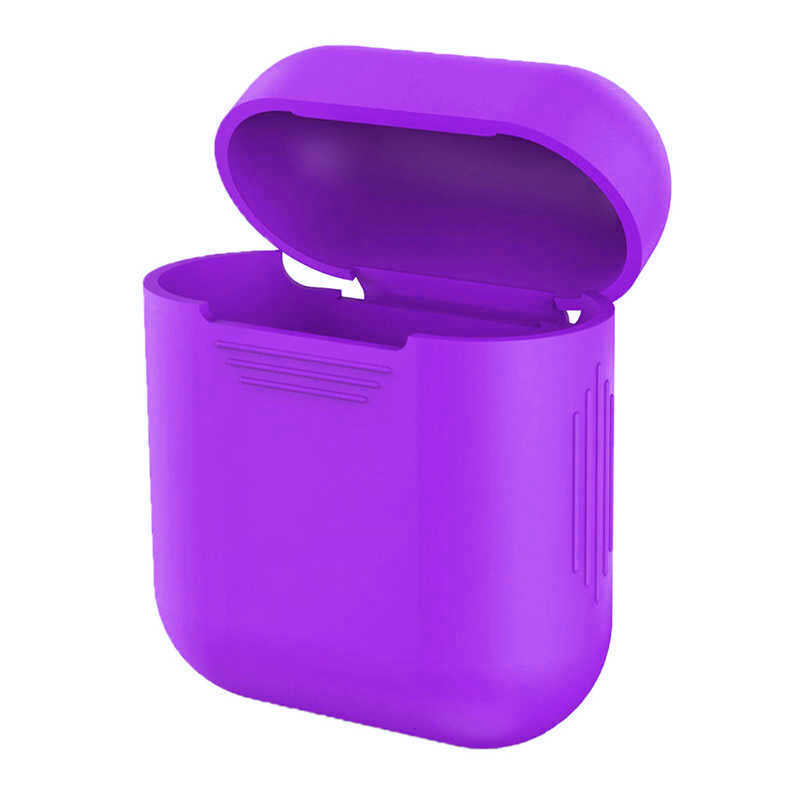 Apple Airpods Zore Standart Silikon Kılıf Mor