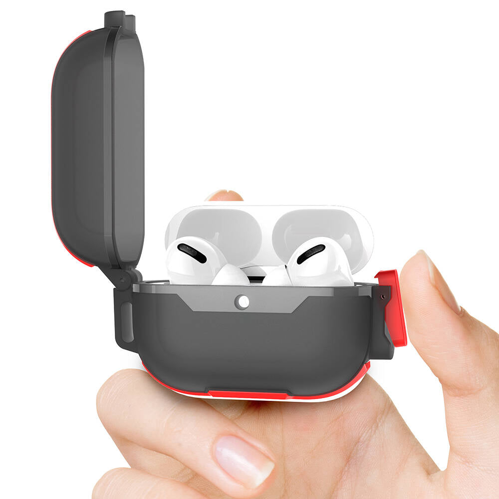 Apple Airpods Zore Airbag 34 Darbelere Karşı Dayanıklı Kılıf Mor