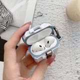 Apple Airpods Zore Airbag 35 Darbelere Karşı Dayanıklı Düğmeli Kılıf Kırmızı