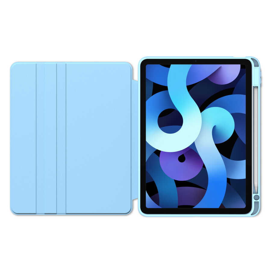 Apple iPad 10.2 2021 (9.Nesil) Kılıf Nayn Dönebilen Standlı Kılıf Siyah