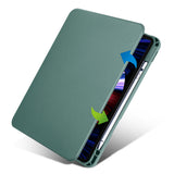 Apple iPad 10.2 2021 (9.Nesil) Kılıf Termik Kalem Bölmeli Dönebilen Standlı Kılıf Lavendery Gray