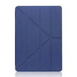 Apple iPad 10.2 2021 (9.Nesil) Kılıf Tri Folding Standlı Kılıf Lacivert
