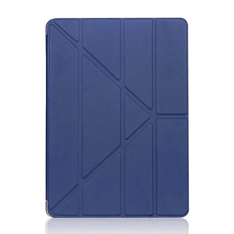 Apple iPad 10.2 2021 (9.Nesil) Kılıf Tri Folding Standlı Kılıf Lacivert