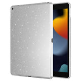 Apple iPad 10.2 2021 (9.Nesil) Simli Parlak Görünümlü Tablet Koton Kılıf Siyah