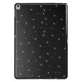 Apple iPad 10.2 2021 (9.Nesil) Simli Parlak Görünümlü Tablet Koton Kılıf Siyah