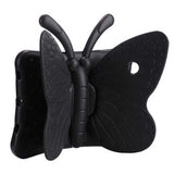 Apple iPad 10.2 2021 (9.Nesil) Butterfly Standlı Tablet Kılıf Siyah