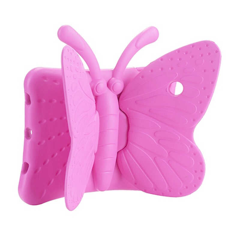 Apple iPad 10.2 2021 (9.Nesil) Butterfly Standlı Tablet Kılıf Pembe