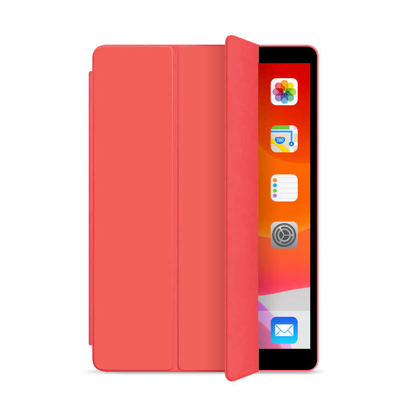 Apple iPad 10.2 2021 (9.Nesil) Orjinal Standlı Kılıf Kırmızı