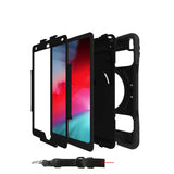 Apple iPad 10.2 2021 (9.Nesil) Yeni Nesil Kalem Bölmeli Defender Tablet Silikon Siyah