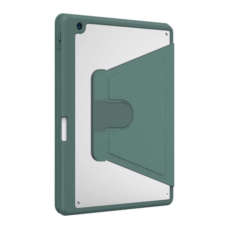 Apple iPad 10.2 (8.Nesil) Kılıf Nayn Dönebilen Standlı Kılıf Siyah
