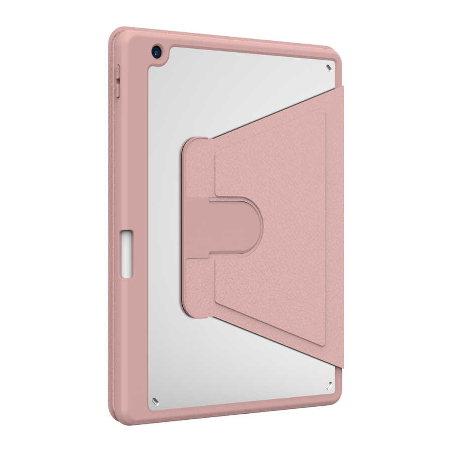 Apple iPad 10.2 (8.Nesil) Kılıf Nayn Dönebilen Standlı Kılıf Siyah