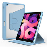 Apple iPad 10.2 (8.Nesil) Kılıf Nayn Dönebilen Standlı Kılıf Mavi Açık