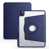 Apple iPad 10.2 (8.Nesil) Kılıf Termik Kalem Bölmeli Dönebilen Standlı Kılıf Siyah