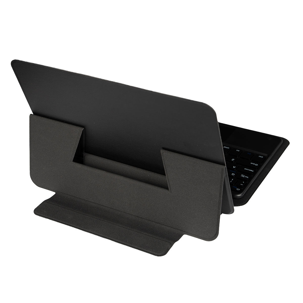 Apple iPad 10.2 (8.Nesil) Border Keyboard Bluetooh Bağlantılı Standlı Klavyeli Tablet Kılıfı Siyah