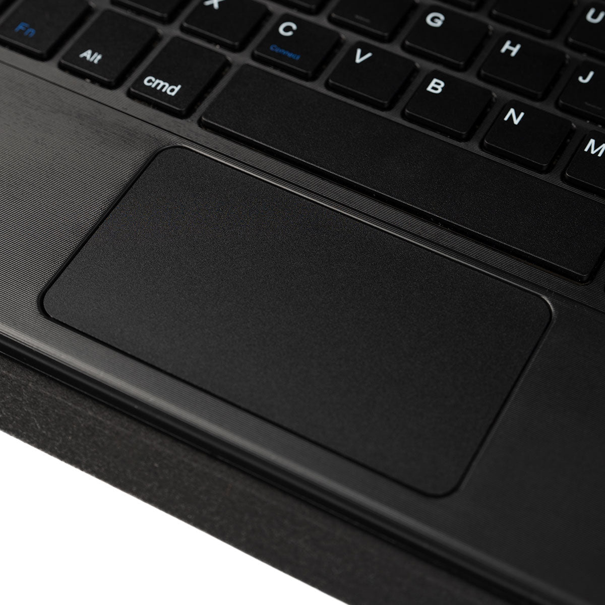 Apple iPad 10.2 (8.Nesil) Border Keyboard Bluetooh Bağlantılı Standlı Klavyeli Tablet Kılıfı Siyah