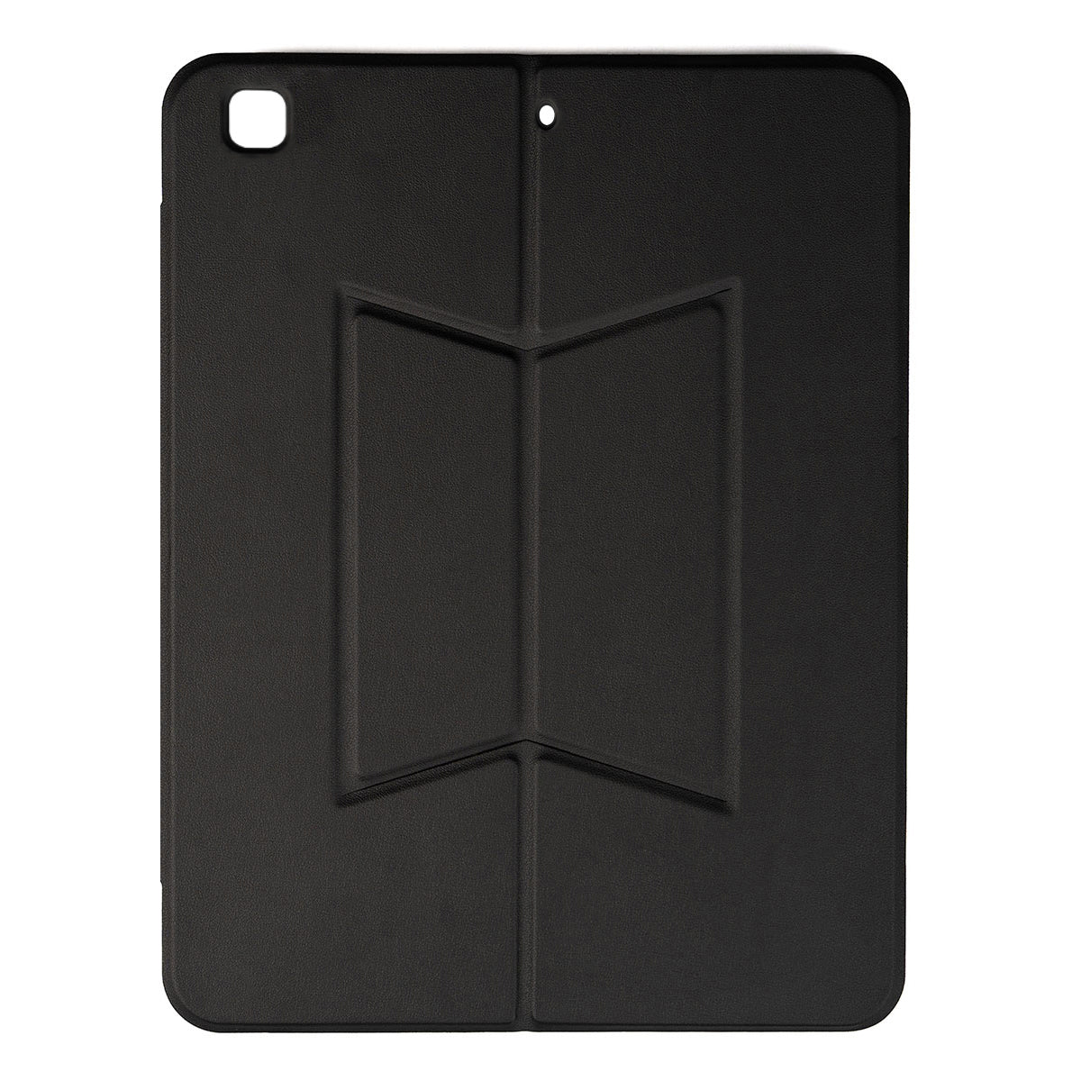 Apple iPad 10.2 (8.Nesil) Border Keyboard Bluetooh Bağlantılı Standlı Klavyeli Tablet Kılıfı Siyah