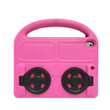 Apple iPad 10.2 (8.Nesil)  Wheel Car Tekerlek Standlı Tablet Eva Silikon Kılıf Yeşil