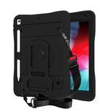 Apple iPad 10.2 (8.Nesil) Yeni Nesil Kalem Bölmeli Defender Tablet Silikon Siyah