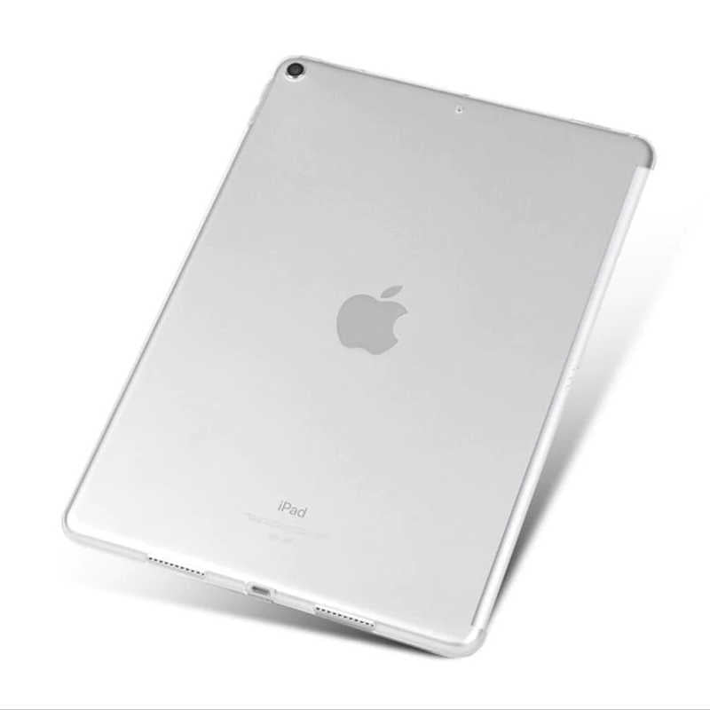 Apple iPad 10.2 (8.Nesil) Kılıf Tablet Süper Silikon Kapak Renksiz