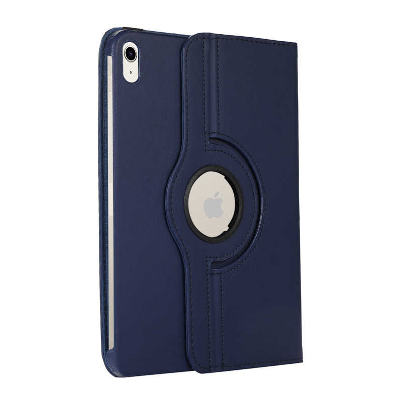 Apple iPad 10.9 2022 (10.Nesil)  Dönebilen Standlı Kılıf Lacivert