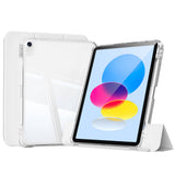 Apple iPad 10.9 2022 (10.Nesil) Kılıf Magnetik Ayrılabilen Airbagli Sliding Tablet Kılıfı Gri