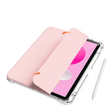 Apple iPad 10.9 2022 (10.Nesil) Kılıf Magnetik Ayrılabilen Airbagli Sliding Tablet Kılıfı Lacivert