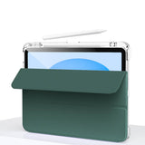 Apple iPad 10.9 2022 (10.Nesil) Kılıf Magnetik Ayrılabilen Airbagli Zore Sliding Tablet Kılıfı Mor