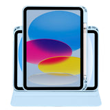 Apple iPad 10.9 2022 (10.Nesil) Kılıf Termik Kalem Bölmeli Dönebilen Standlı Kılıf Gri