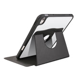 Apple iPad 10.9 2022 (10.Nesil) Kılıf Termik Kalem Bölmeli Dönebilen Standlı Kılıf Gri