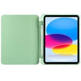 Apple iPad 10.9 2022 (10.Nesil) Kılıf Zore Tri Folding Kalem Bölmeli Standlı Kılıf Koyu Mor