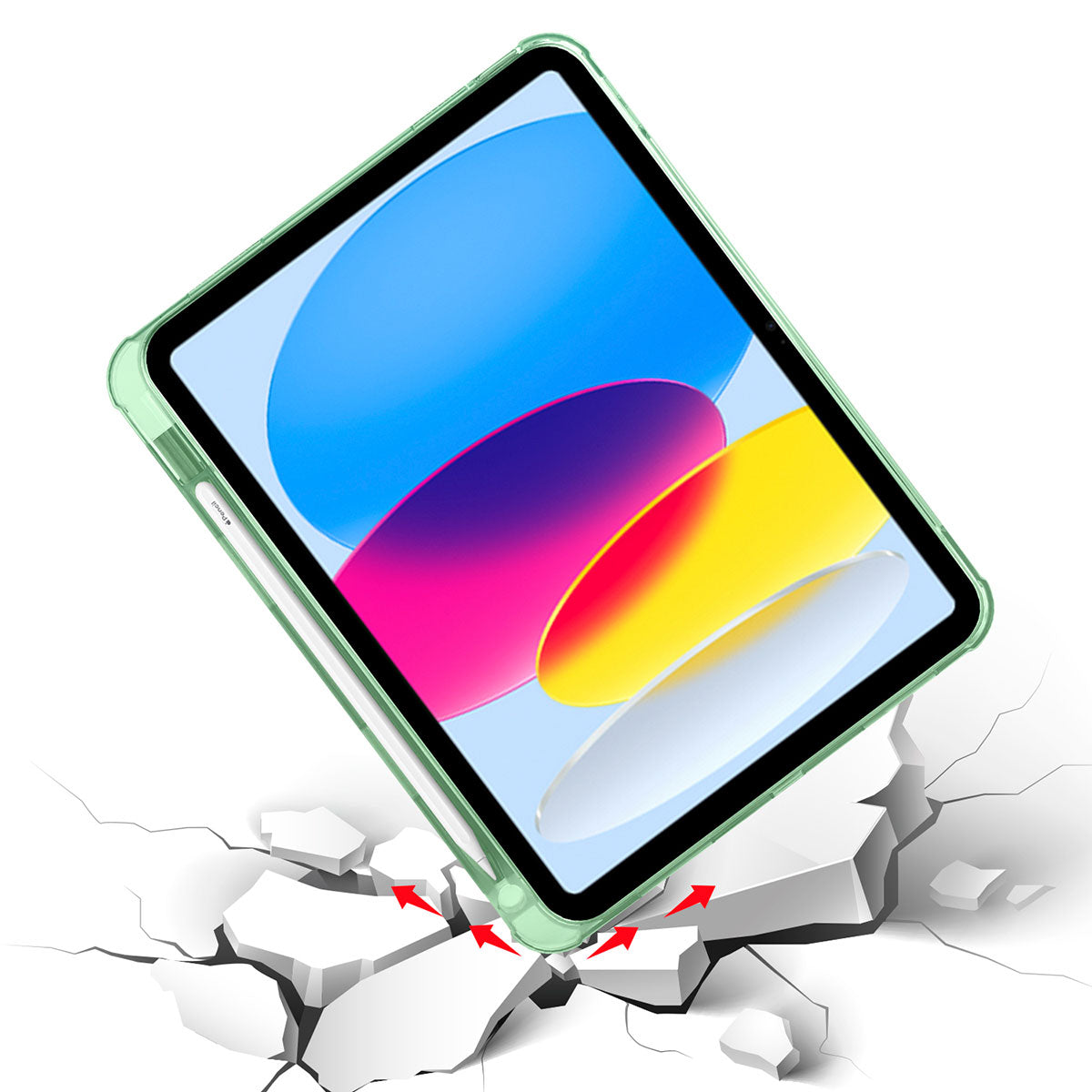 Apple iPad 10.9 2022 (10.Nesil) Kılıf Zore Tri Folding Kalem Bölmeli Standlı Kılıf Koyu Mor
